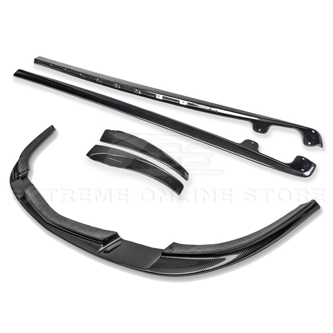 Corvette C6 Grand Sport / Z06 Front Splitter Lip &amp; Side Skirts Rocker Panels