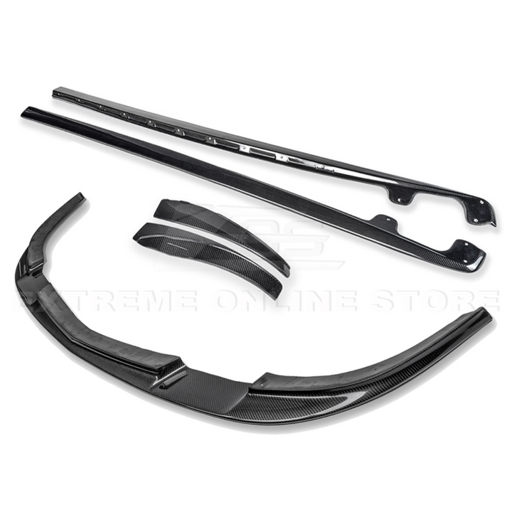 Corvette C6 Grand Sport / Z06 Front Splitter Lip &amp; Side Skirts Rocker Panels