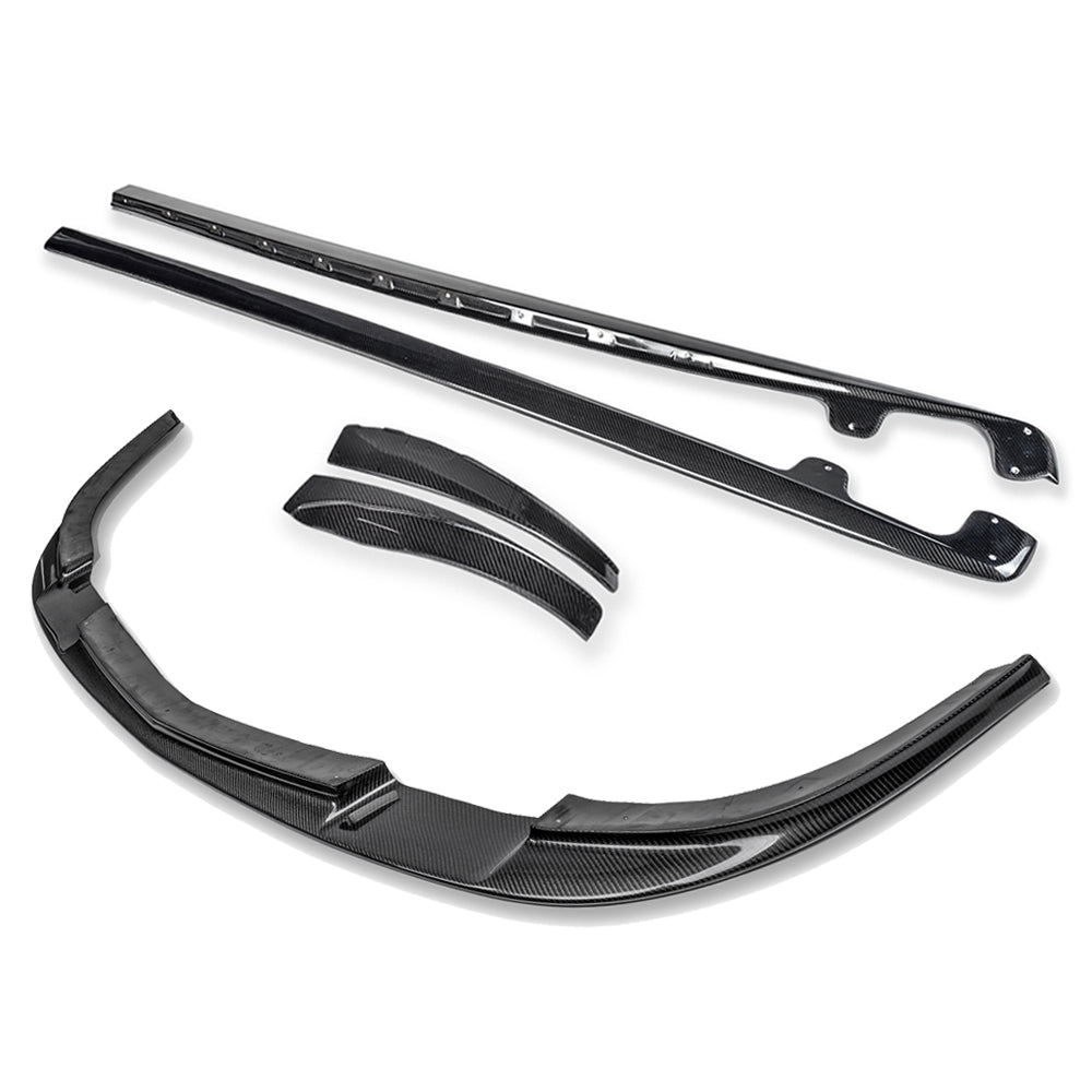 Corvette C6 Grand Sport / Z06 Front Splitter Lip &amp; Side Skirts Rocker Panels