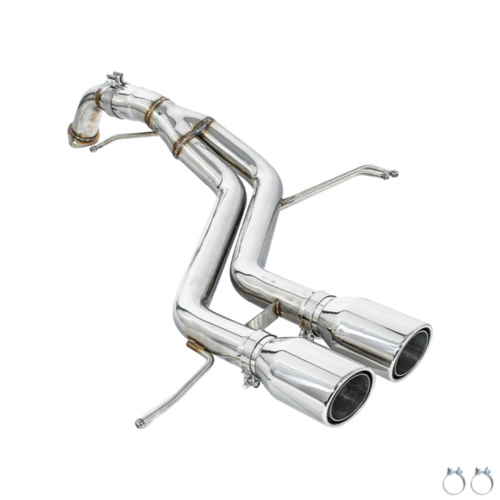 2013-2018 Hyundai Veloster Turbo | Muffler Delete Axle Back Exhaust Dual 4" Tips