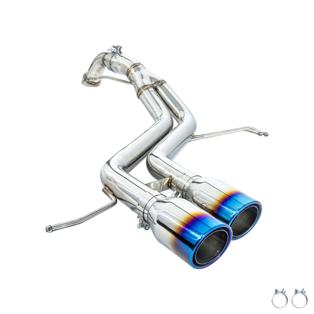 2013-2018 Hyundai Veloster Turbo | Muffler Delete Axle Back Exhaust Dual 4" Tips