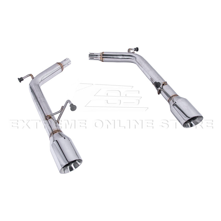 2007-2014 Infiniti G35 G37 Sedan Muffler Delete Axle Back Dual Burnt Tips Exhaust