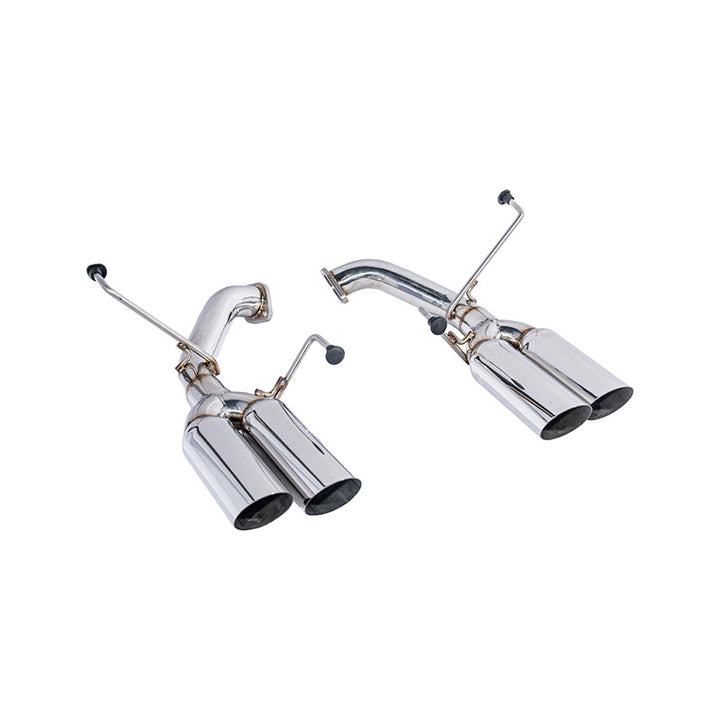 2022-Up Subaru WRX | Boso Muffler Delete Quad Burnt Tips Axle Back Exhaust