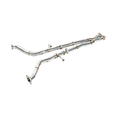 2005-06 Pontiac GTO | T-304 Straight-Through Mid Pipe X Cross Exhaust System