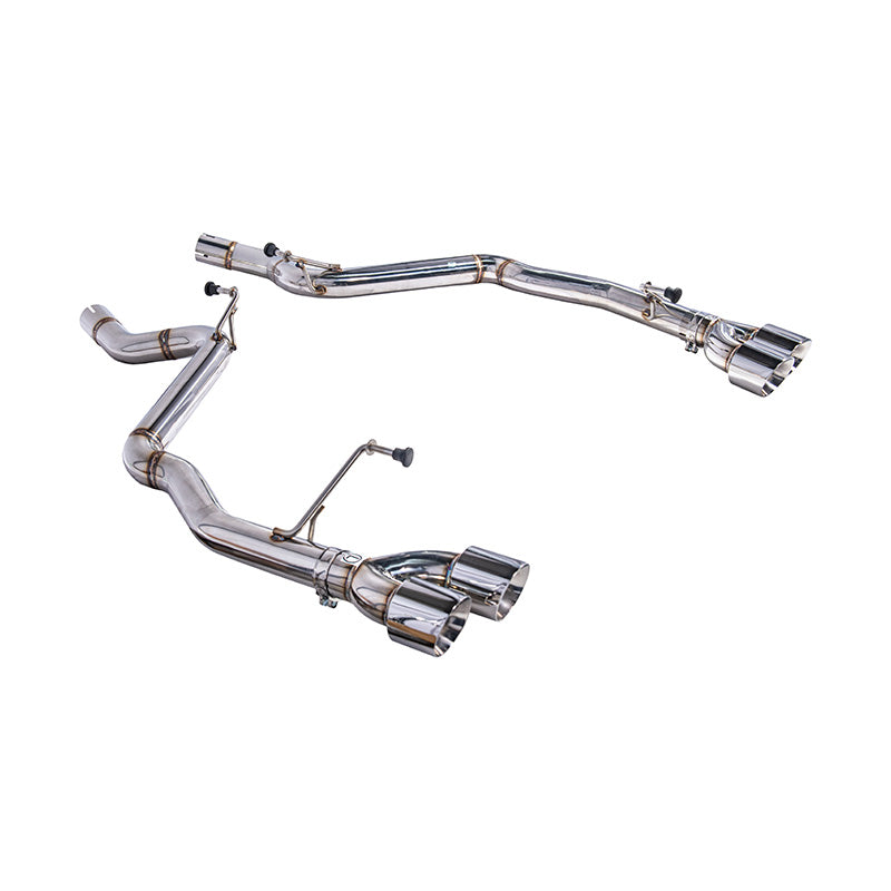 2024+ Mustang GT Muffler Delete Axle Back Quad Tips Exhaust