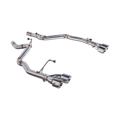 2024+ Mustang GT Muffler Delete Axle Back Quad Tips Exhaust