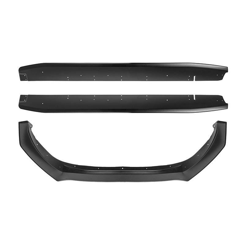 2022-Up Toyota GR86 CS Style Matte Black Front Splitter Lip Side Skirts Kit