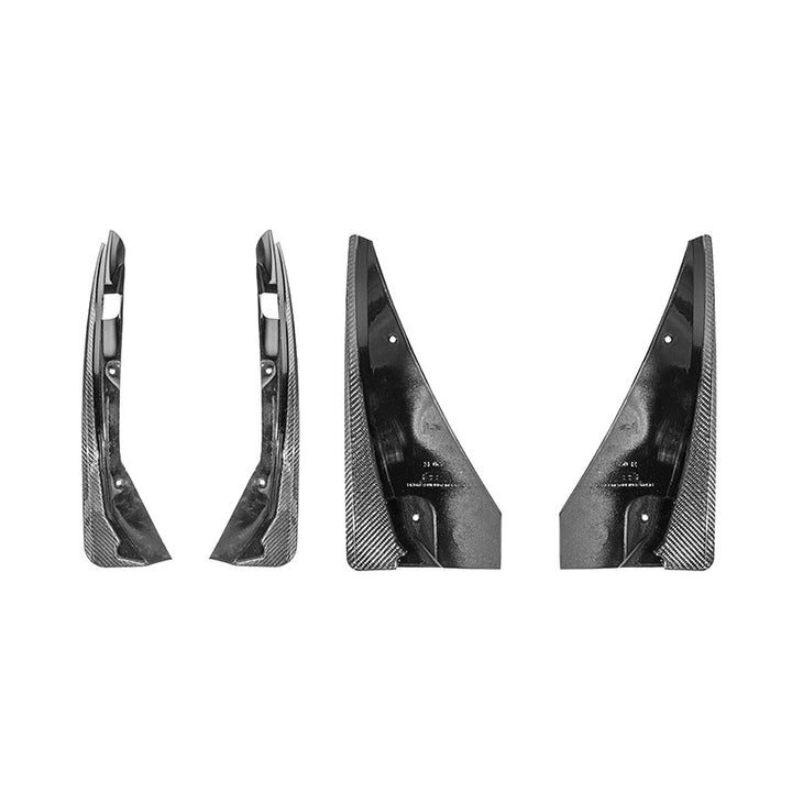 2016-19 Cadillac CTS-V | DRY CARBON FIBER Front and Rear Mud Flaps Splash Guard