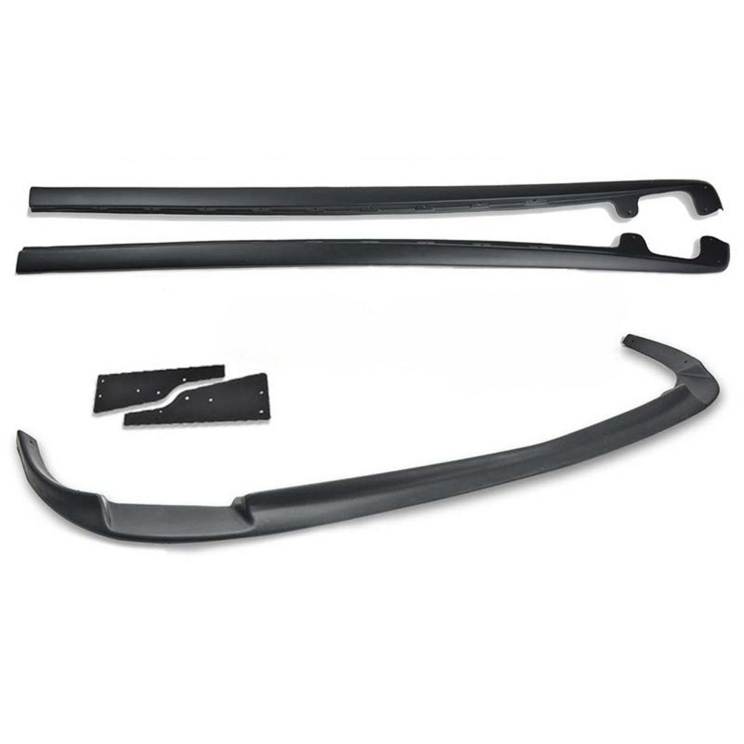 Corvette C6 Base | ZR1 Conversion Front Splitter Lip &amp; Side Skirts Rocker Panels