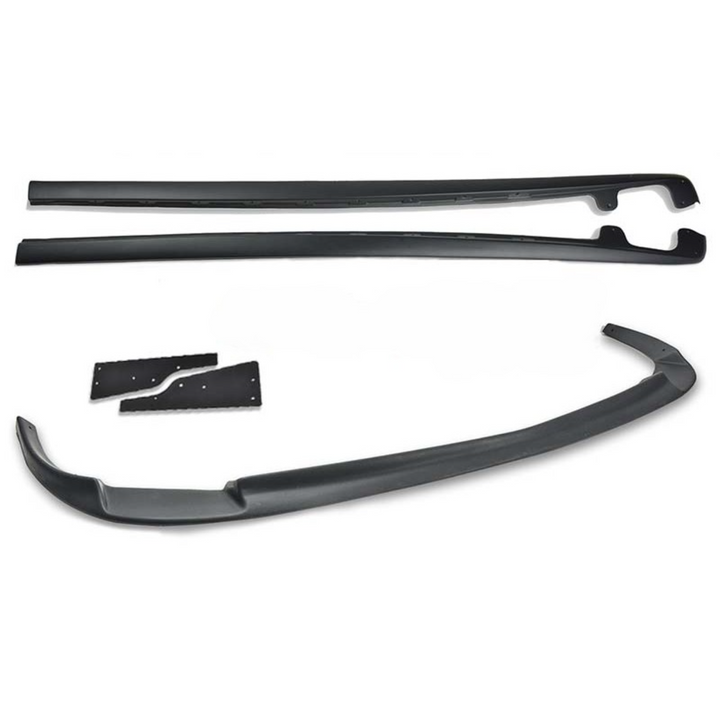 Corvette C6 Base | ZR1 Conversion Front Splitter Lip &amp; Side Skirts Rocker Panels