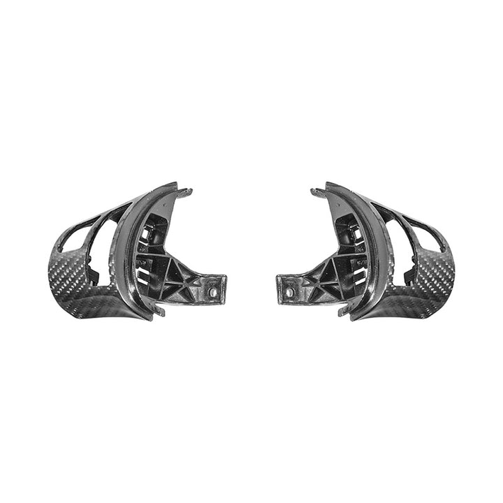 Corvette C6 Dry Carbon Fiber Steering Wheel Button Control Bezel Covers