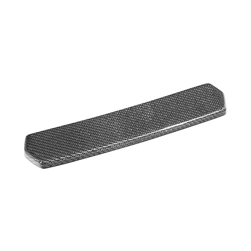 2024-Up Ford Mustang S650 Dry Carbon Fiber Rear Spoiler Applique Bumper Hole Cover
