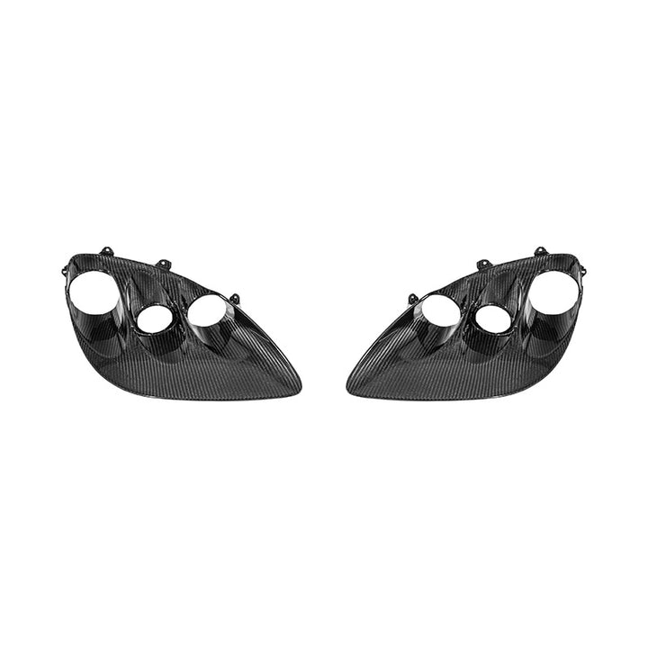 2005-13 Corvette C6 Replacment DRY CARBON FIBER Headlights Housing