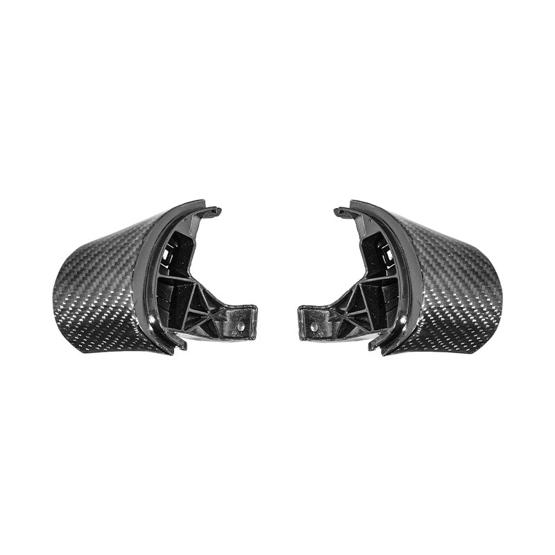 2006-13 Corvette C6 CARBON FIBER Perforated Leather Red Stripe Steering Wheel