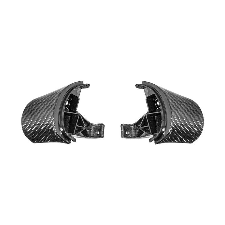 2006-13 Corvette C6 CARBON FIBER Perforated Leather Red Stripe Steering Wheel