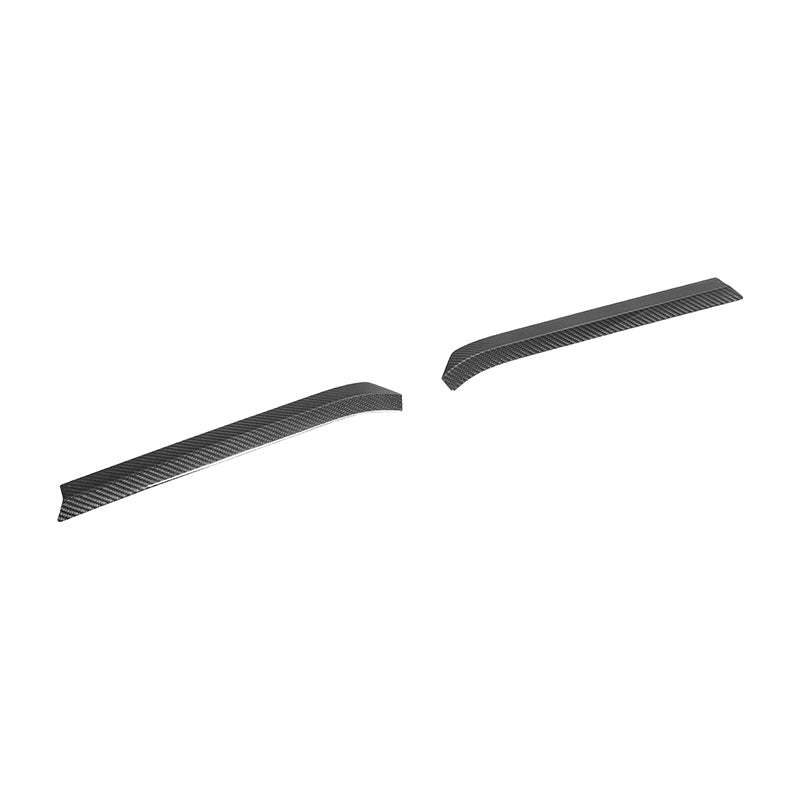 Corvette C8 Z06 DRY CARBON FIBER High Wing Spoiler Wicker Bill Extension