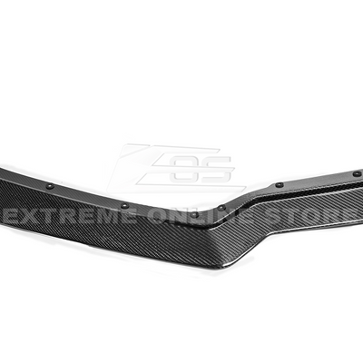 Front splitter ground effect for Corvette C8 with 5VM package, featuring aggressive aerodynamic design and premium factory-style fitment.