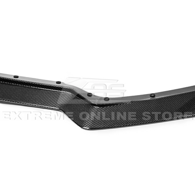 Front splitter ground effect for Corvette C8 with 5VM package, featuring aggressive aerodynamic design and premium factory-style fitment.