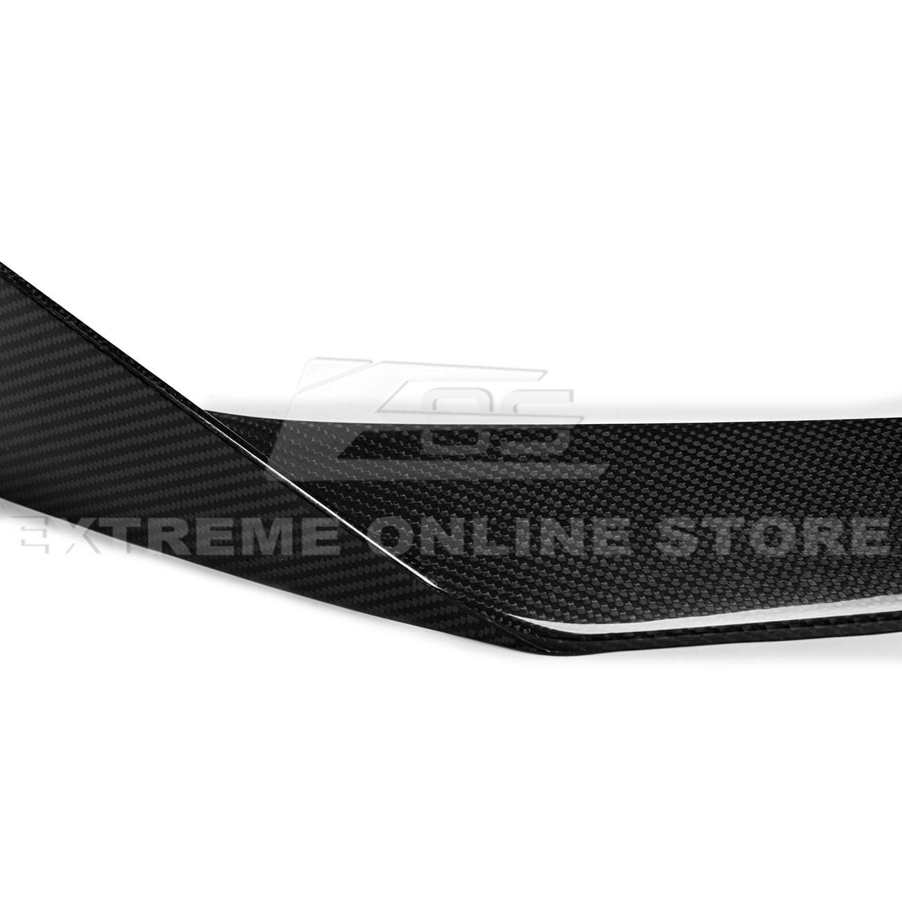 Front splitter ground effect for Corvette C8 with 5VM package, featuring aggressive aerodynamic design and premium factory-style fitment.