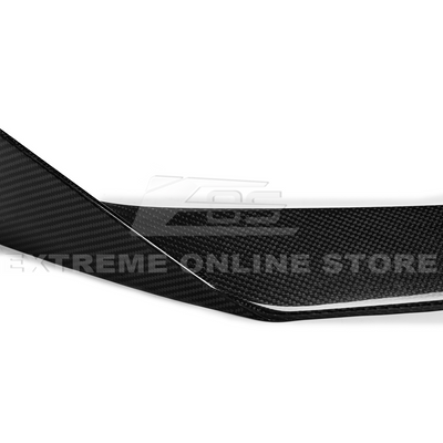 Front splitter ground effect for Corvette C8 with 5VM package, featuring aggressive aerodynamic design and premium factory-style fitment.