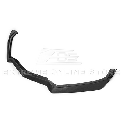 Front splitter ground effect for Corvette C8 with 5VM package, featuring aggressive aerodynamic design and premium factory-style fitment.