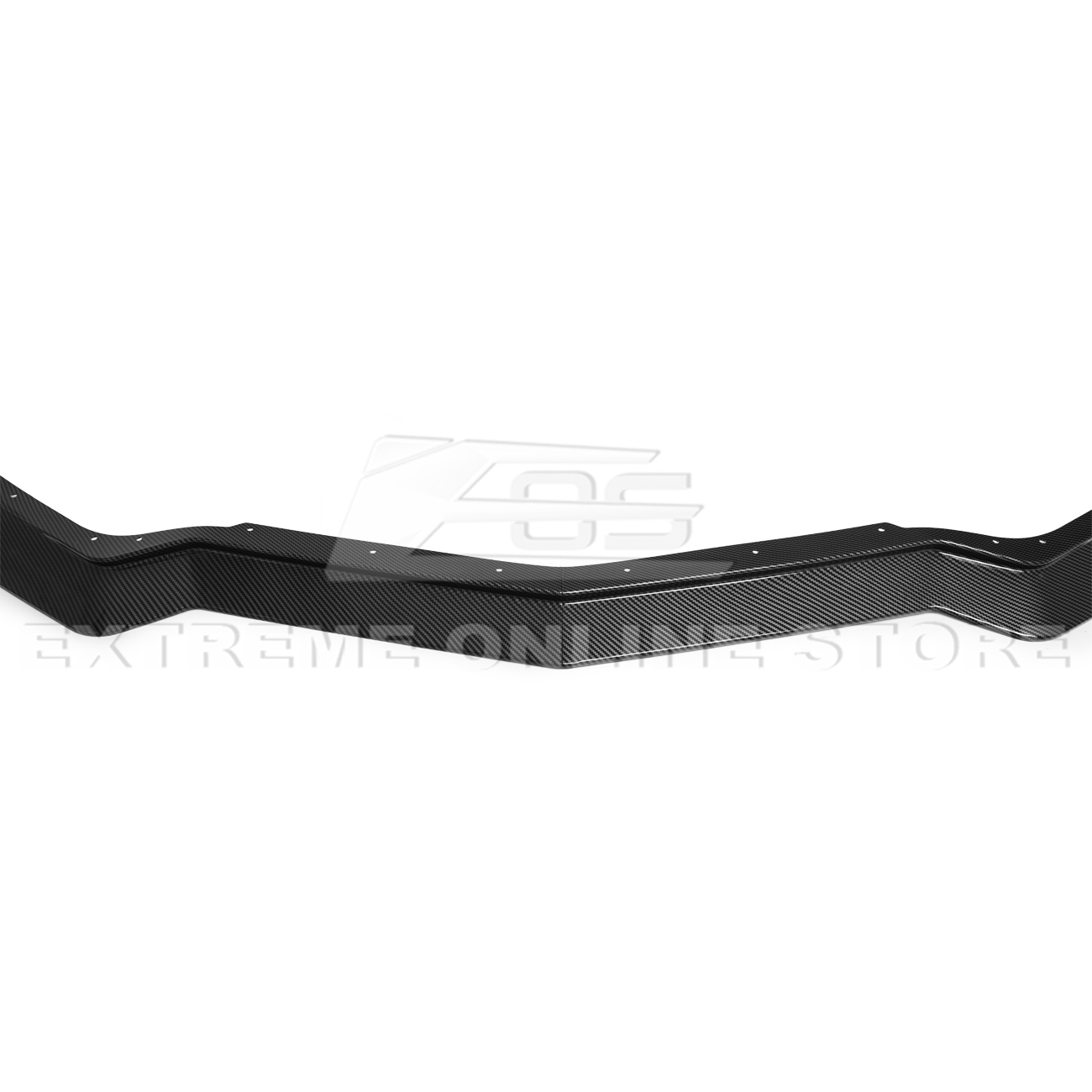 Front splitter ground effect for Corvette C8 with 5VM package, featuring aggressive aerodynamic design and premium factory-style fitment.