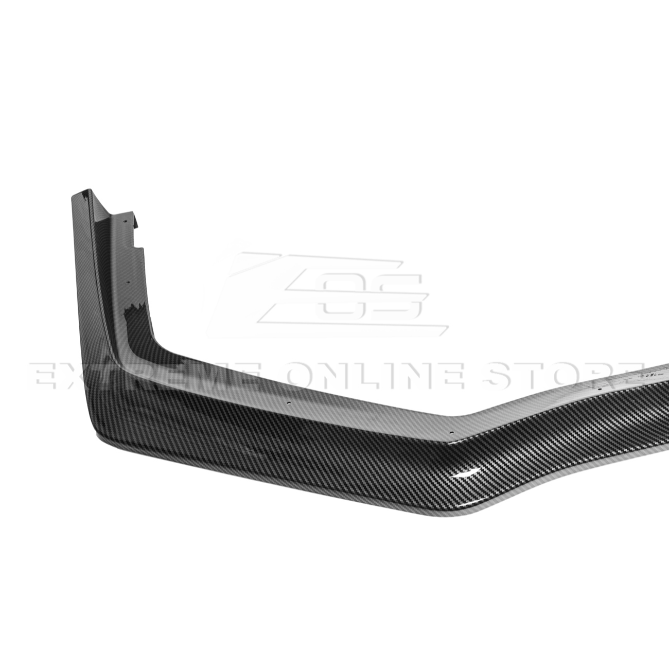 Front splitter ground effect for Corvette C8 with 5VM package, featuring aggressive aerodynamic design and premium factory-style fitment.