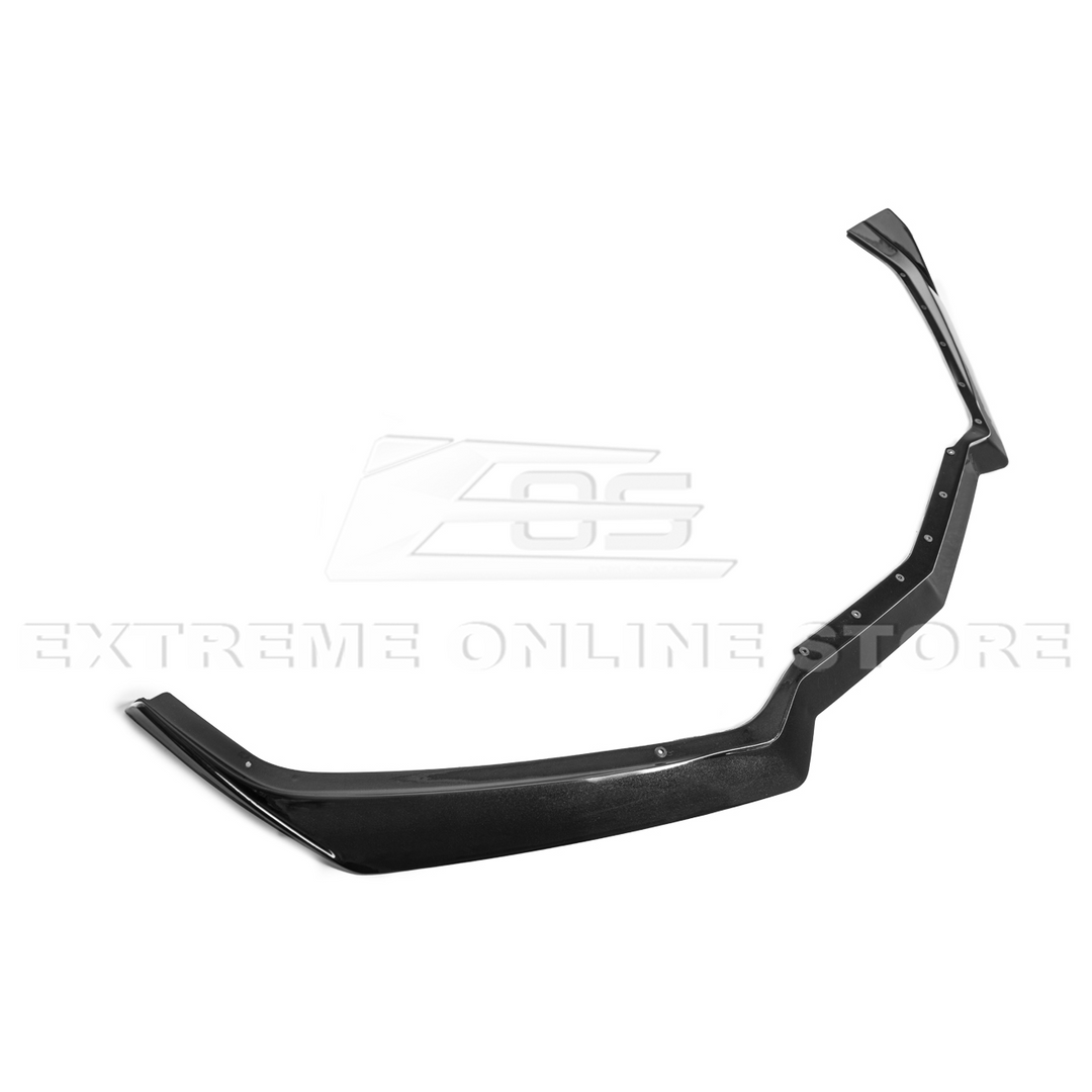 Front splitter ground effect for Corvette C8 with 5VM package, featuring aggressive aerodynamic design and premium factory-style fitment.