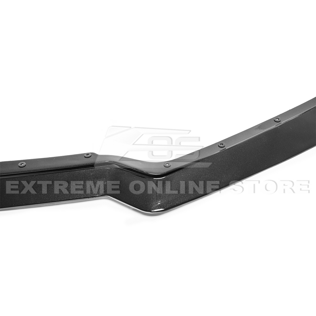 Front splitter ground effect for Corvette C8 with 5VM package, featuring aggressive aerodynamic design and premium factory-style fitment.