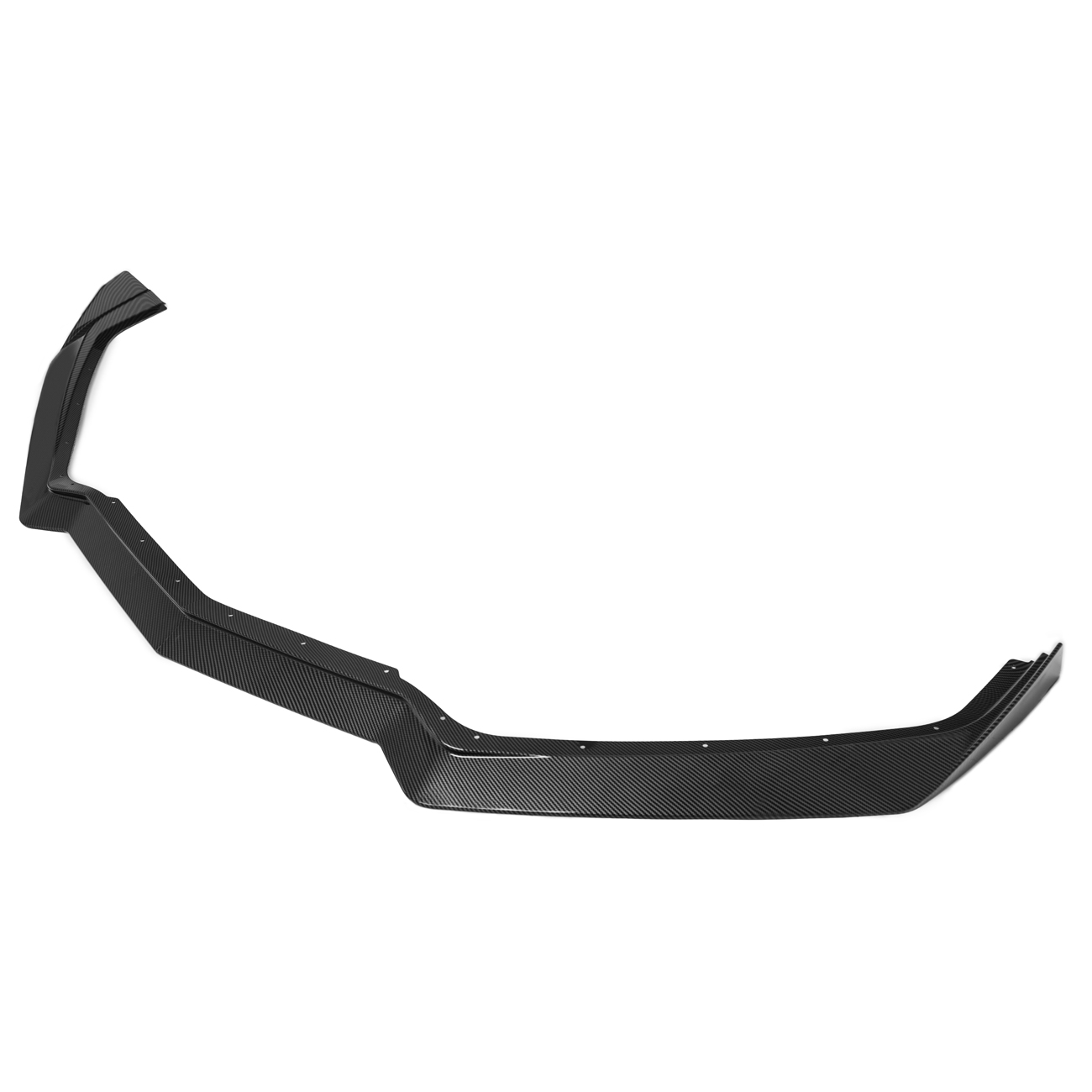 Front splitter ground effect for Corvette C8 with 5VM package, featuring aggressive aerodynamic design and premium factory-style fitment.