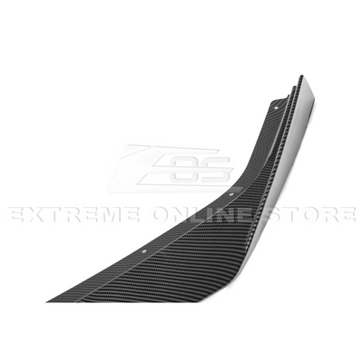 Front splitter ground effect for Corvette C8 with 5VM package, featuring aggressive aerodynamic design and premium factory-style fitment.