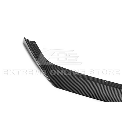 Front splitter ground effect for Corvette C8 with 5VM package, featuring aggressive aerodynamic design and premium factory-style fitment.