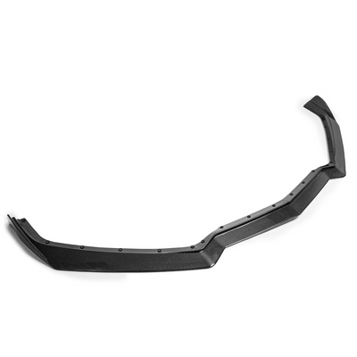 Front splitter ground effect for Corvette C8 with 5VM package, featuring aggressive aerodynamic design and premium factory-style fitment.