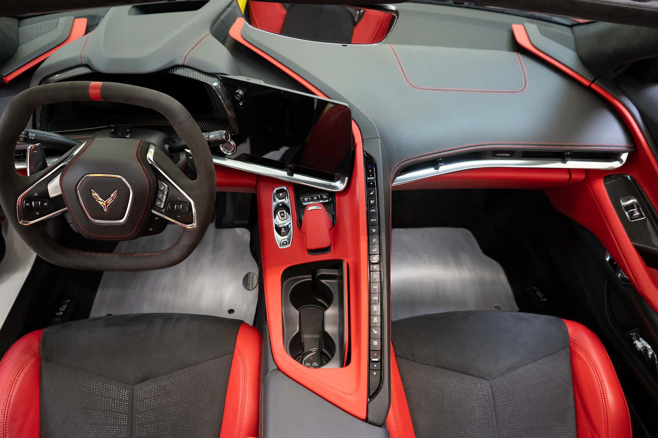 2020+Chevrolet Corvette C8 Aluminum Floor Mats / Track Mats