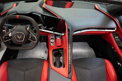 2020+Chevrolet Corvette C8 Aluminum Floor Mats / Track Mats