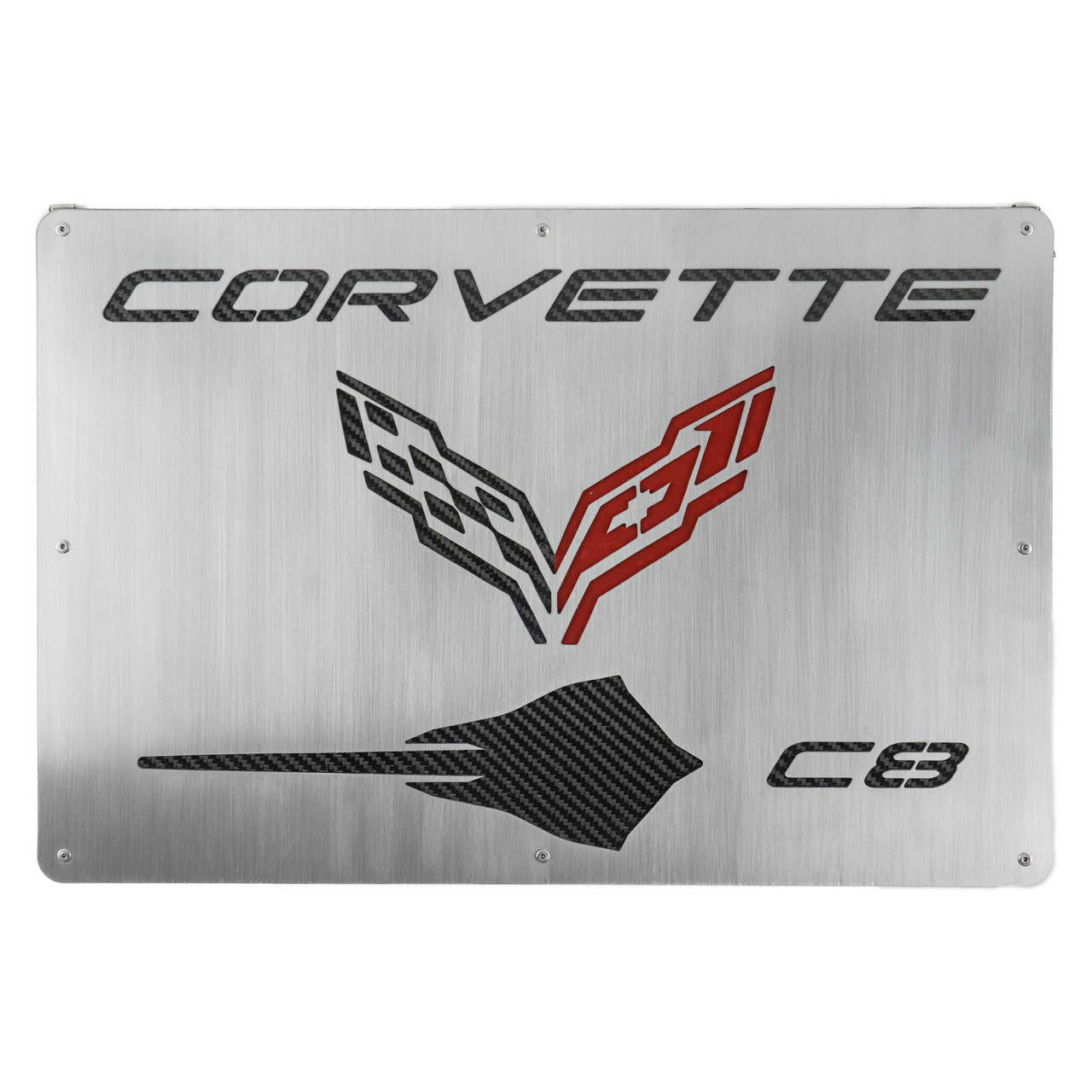 Corvette C8 Stingray Carbon Fiber Wall Art