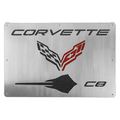 Corvette C8 Stingray Carbon Fiber Wall Art