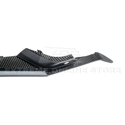 High-quality image of Corvette C8 Z06 Carbon Fiber Sequential LED DRL Light Bar Bezel Insert showcasing the sleek carbon fiber finish and modern LED design that enhances the C8’s front-end style and lighting performance.