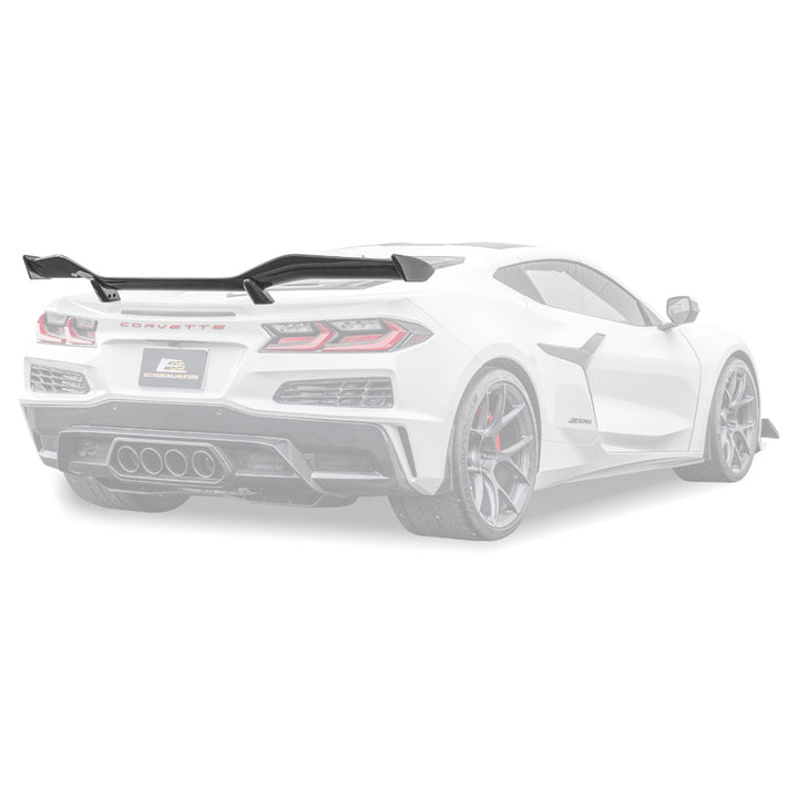Chevrolet Corvette C8 Z06 DRY CARBON FIBER Rear High Wing