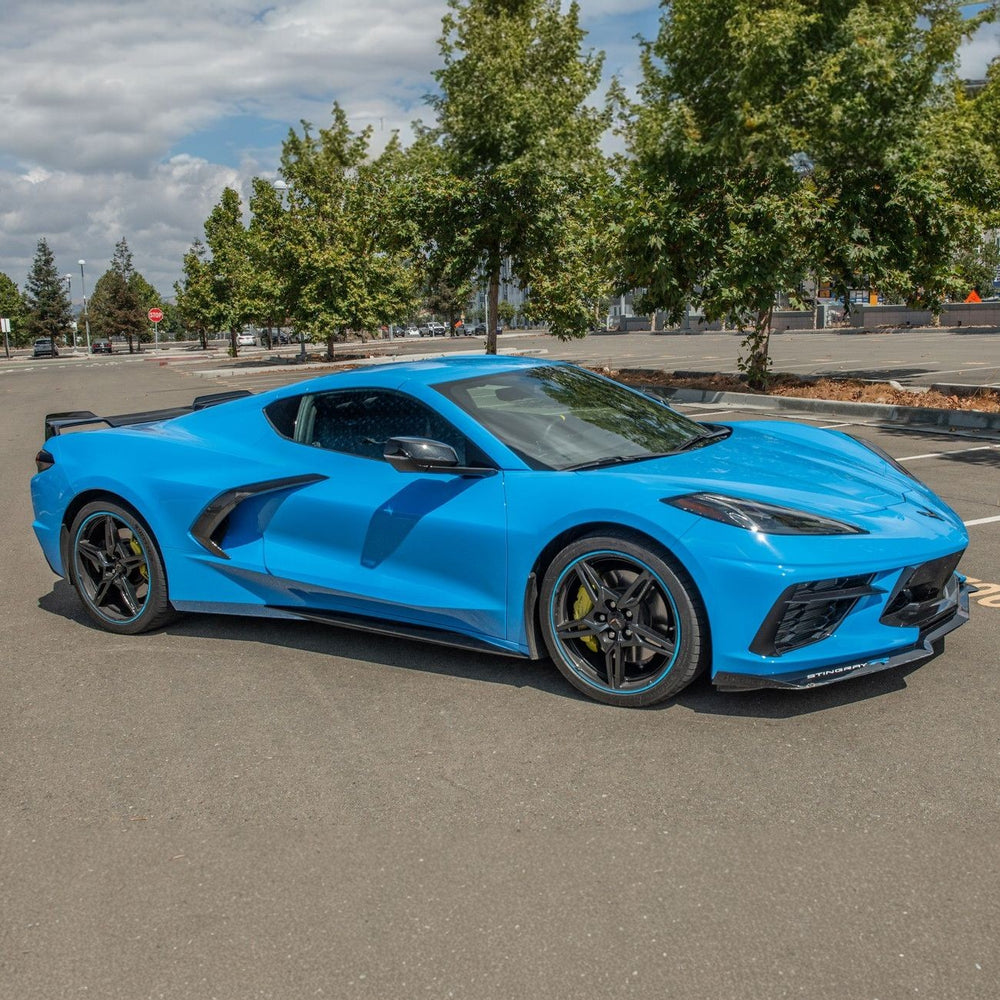Corvette C8 Carbon Fiber Replacement Side Door Handles Carbon Fiber DH-505-BKCF