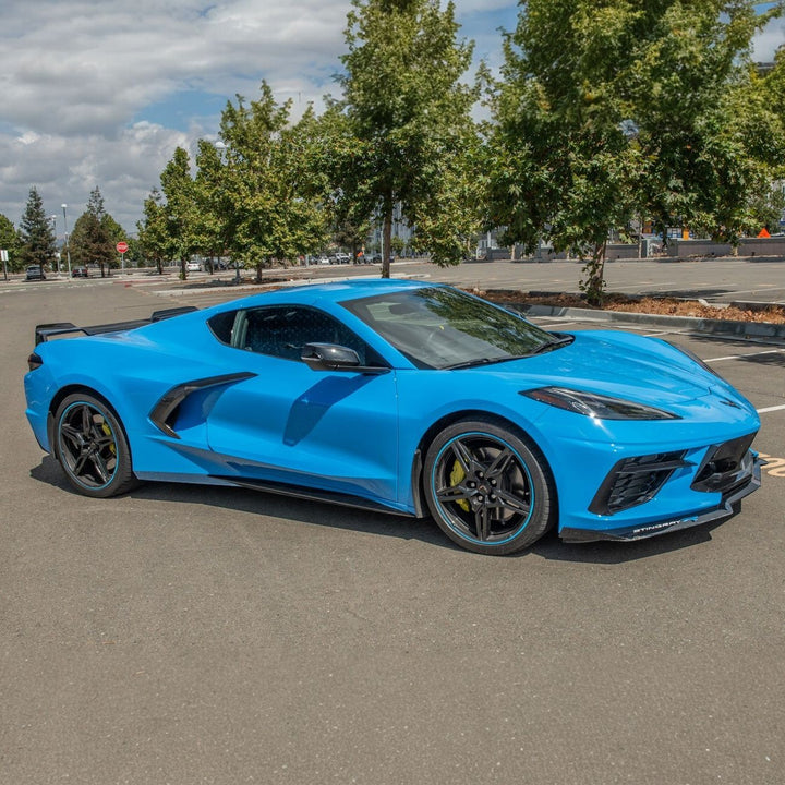 Corvette C8 Carbon Fiber Replacement Side Door Handles Carbon Fiber DH-505-BKCF