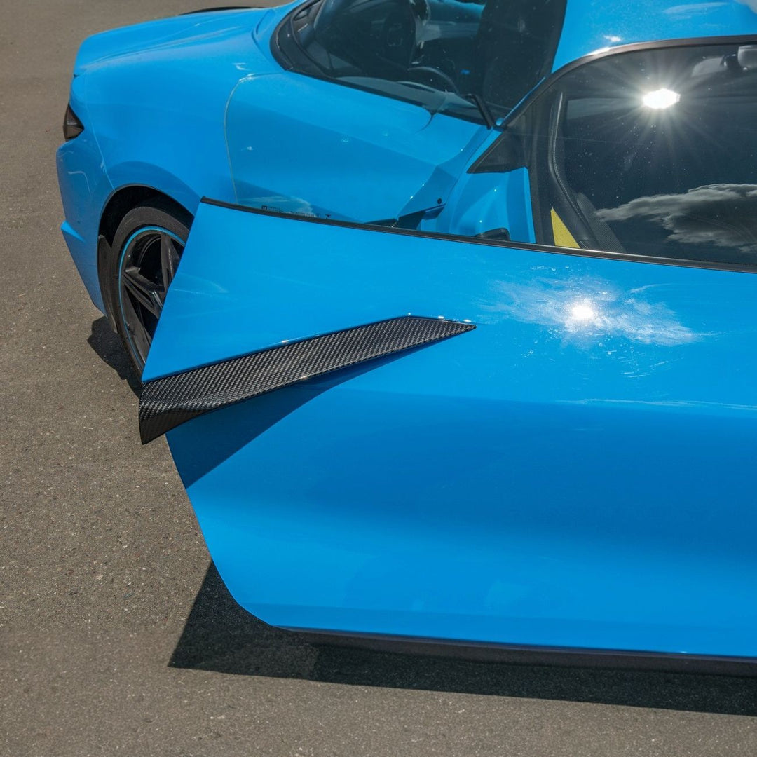 Corvette C8 Carbon Fiber Replacement Side Door Handles Carbon Fiber DH-505-BKCF