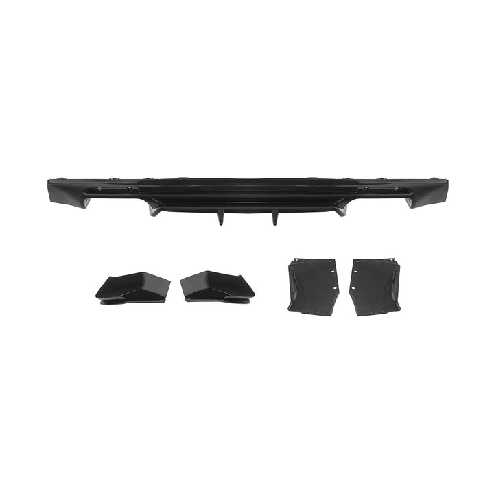 2016-2024 Chevrolet Camaro EOS Performance Style Rear Bumper Diffuser Glossy Black DIFF-1449-V2-ABS