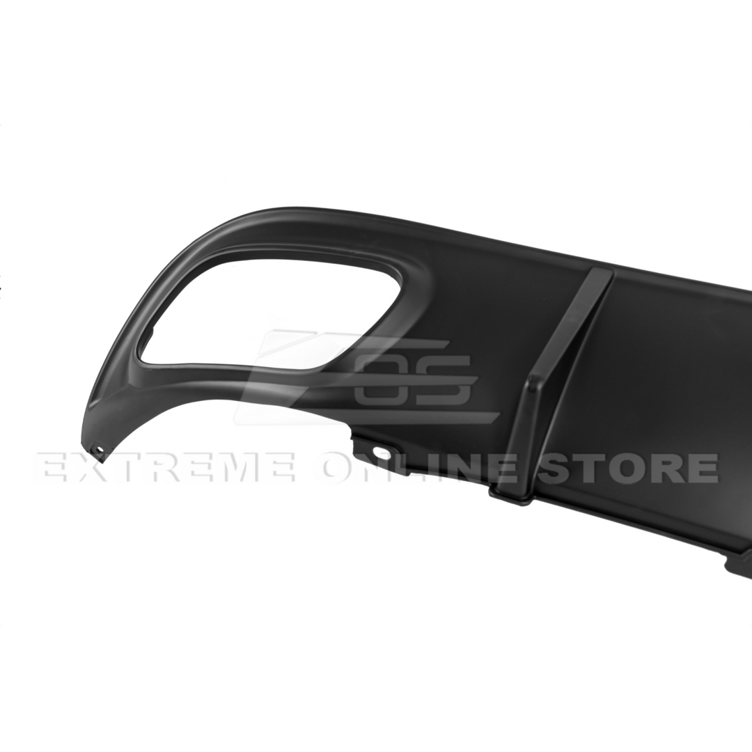 Dodge Charger Base SRT Style Rear Bumper Dual Exhaust Diffuser