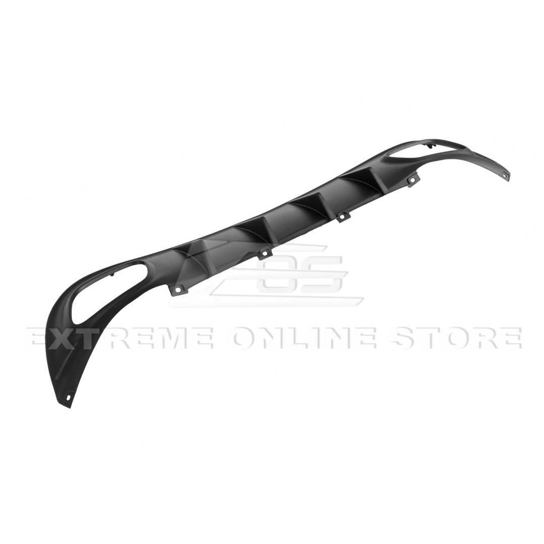 Dodge Charger Base SRT Style Rear Bumper Dual Exhaust Diffuser