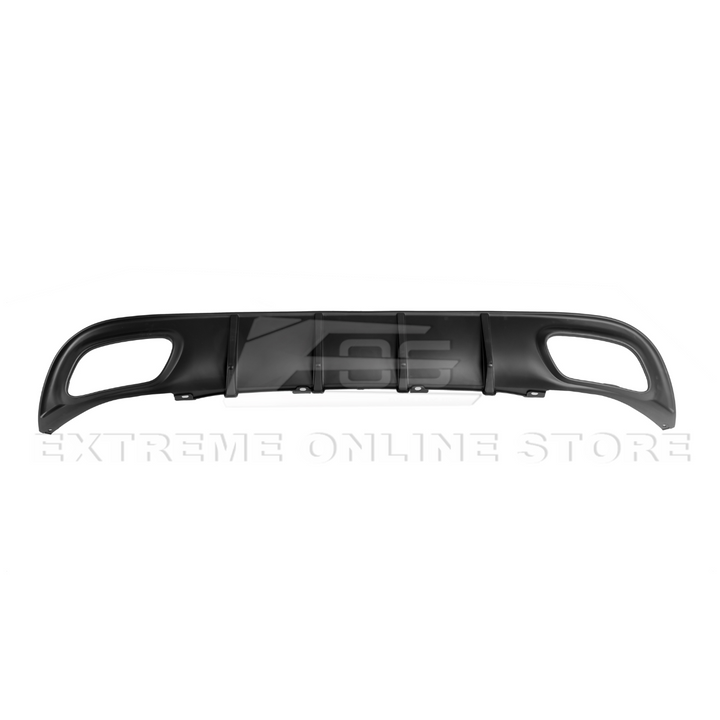 Dodge Charger Base SRT Style Rear Bumper Dual Exhaust Diffuser