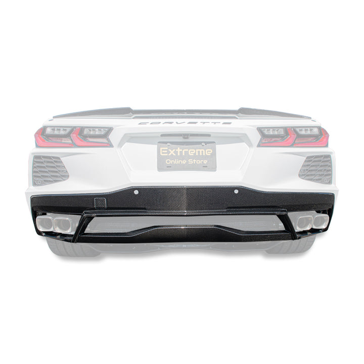 Chevrolet Corvette C8 DRY CARBON FIBER Rear Diffuser