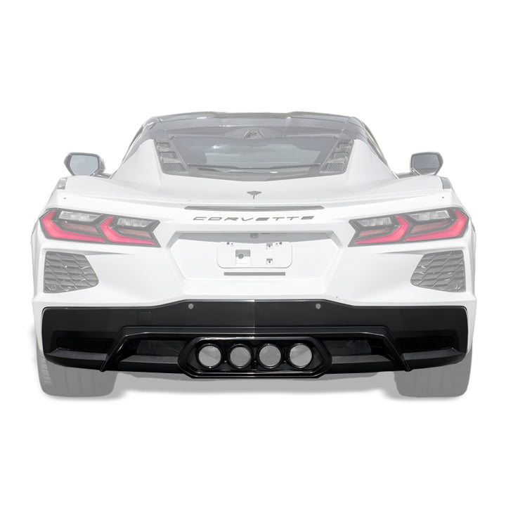 Corvette C8 Z06 Package Rear Center Quad Exit Diffuser