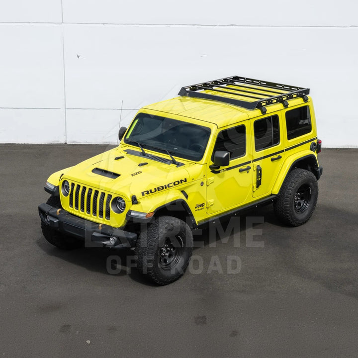 2018-Up Jeep Wrangler JL Carbon Steel Black Top Roof Cargo Rack