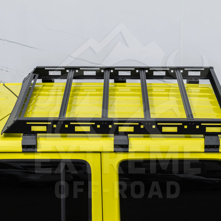2018-Up Jeep Wrangler JL Carbon Steel Black Top Roof Cargo Rack